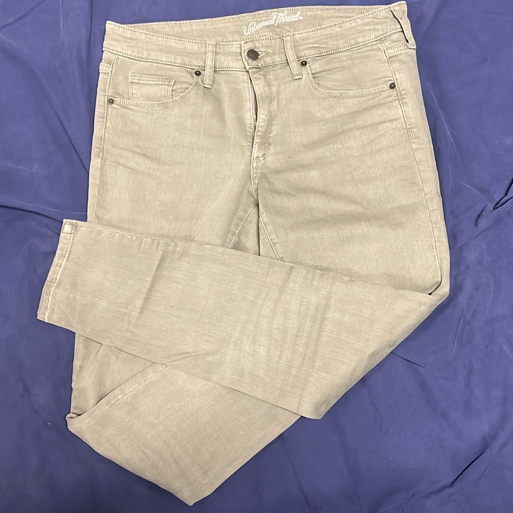 Universal Thread green denim ankle pant